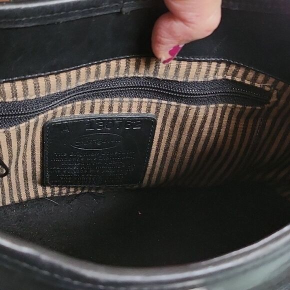 Brighton Black and Brown Shoulder Bag - Picture 8 of 14